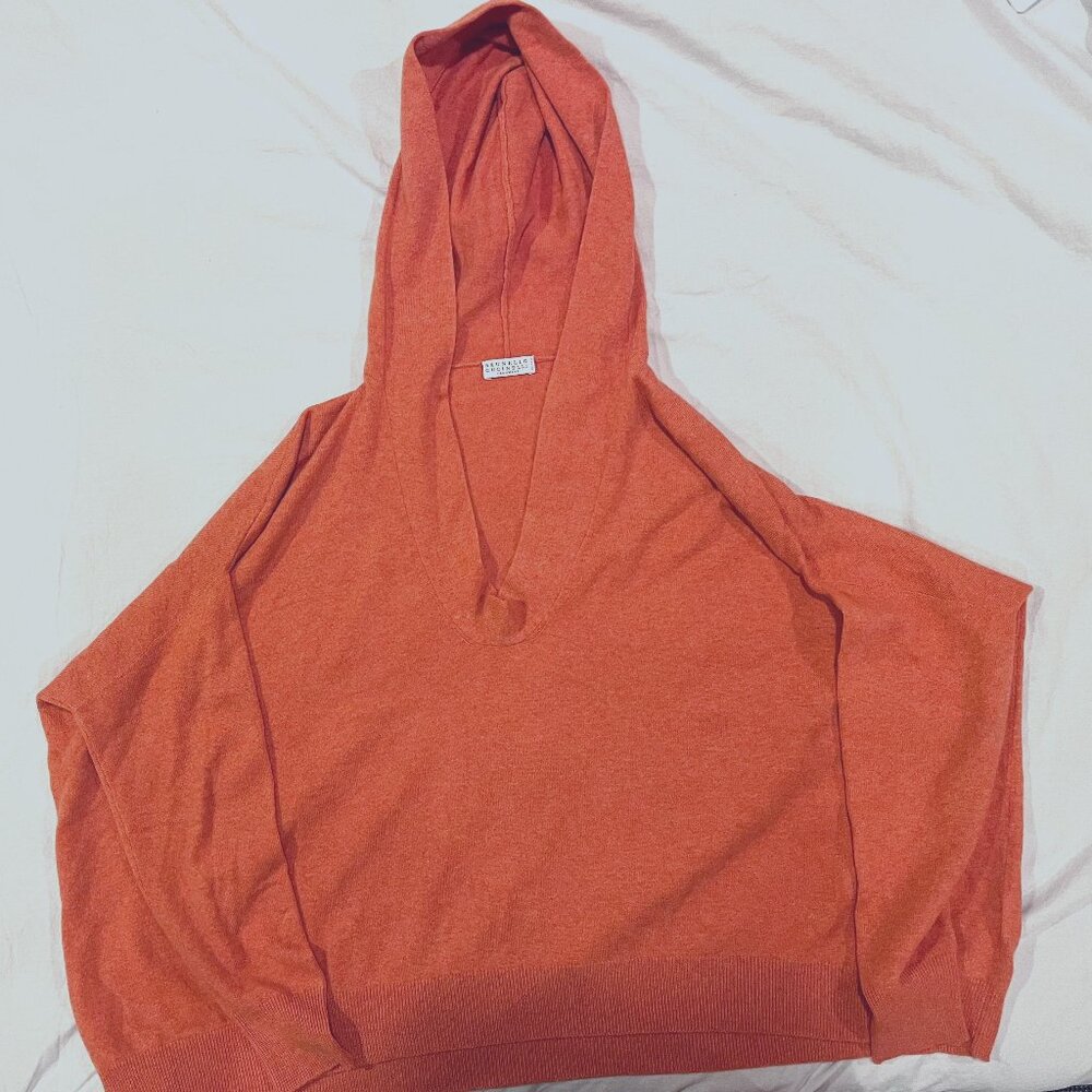 Brunello Cucinelli Hooded Cashmere Sweater - Size XS